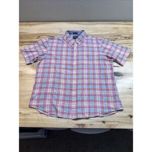 Pendleton Seaside Shirt 2XL Multi Color Plaid Button Down Cotton Mens Casual